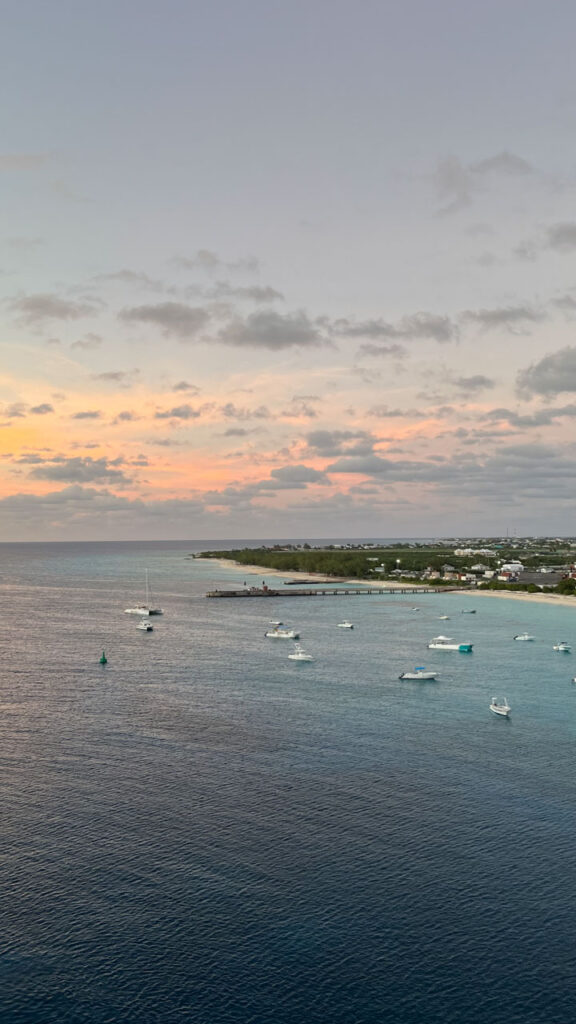 Sunset at Grand Turk from the Carnival Venezia