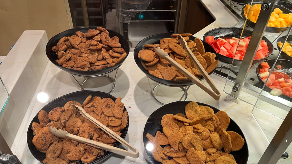 Cookies from Sweet Spot at the Lido Marketplace on the Carnival Venezia