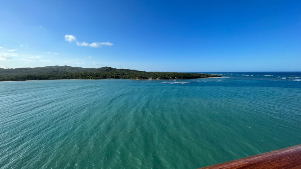 View of the Dominican Republic from the Carnival Venezia