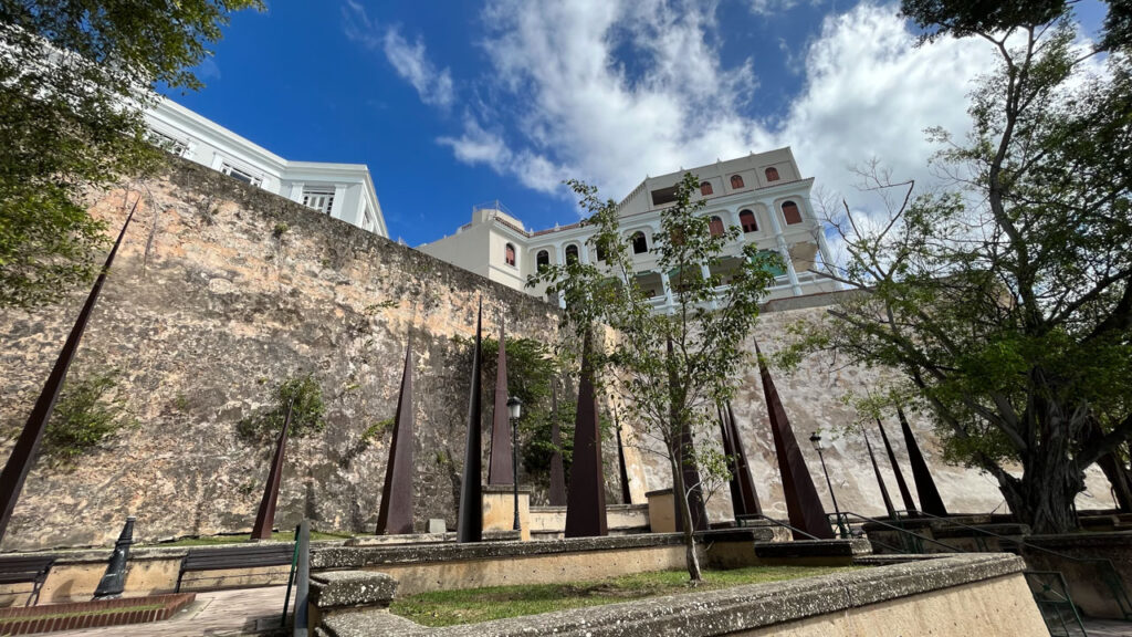 Our walk between San Juan Bay and the city wall in San Juan, Puerto Rico leading to Castillo San Felipe del Morro