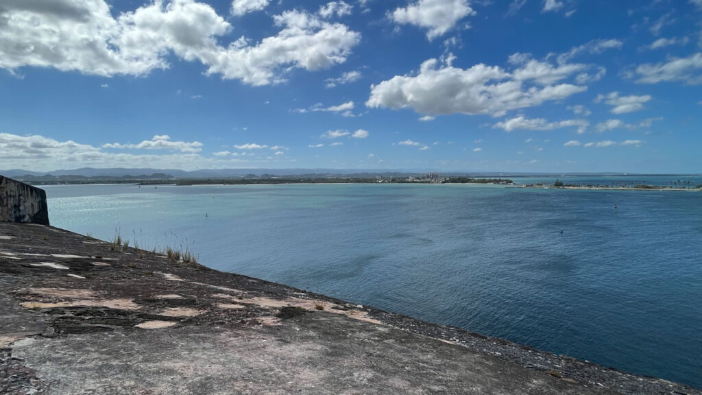 Views from Castillo San Felipe del Morro in San Juan, Puerto Rico