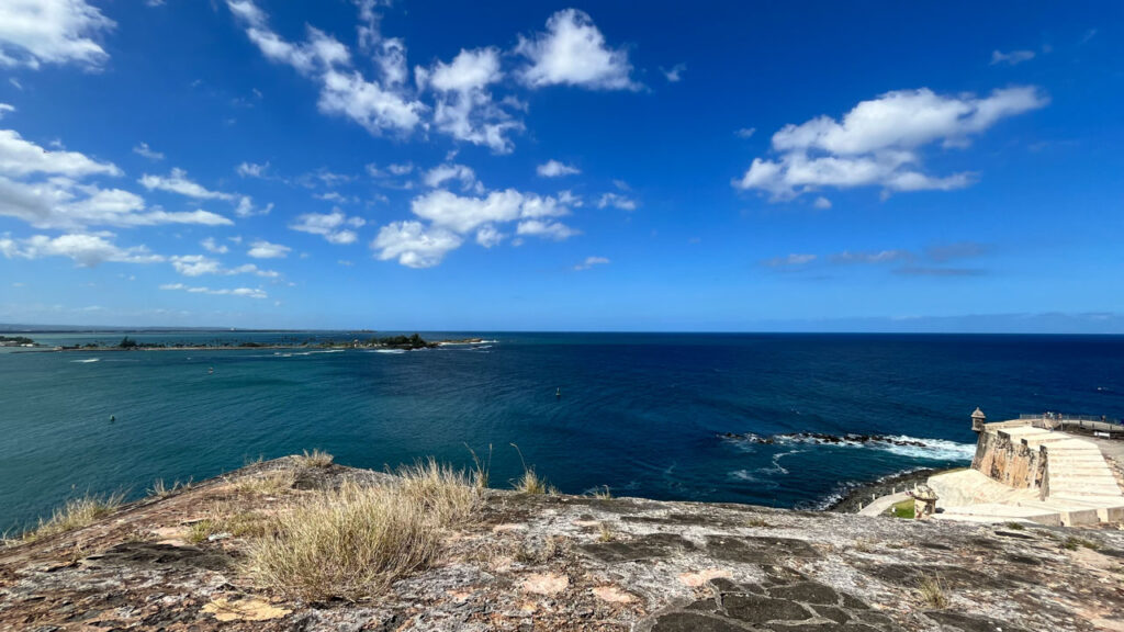 Views from Castillo San Felipe del Morro in San Juan, Puerto Rico