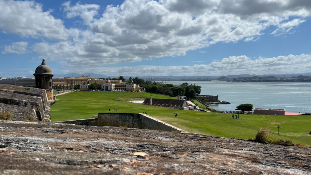 Views from Castillo San Felipe del Morro in San Juan, Puerto Rico