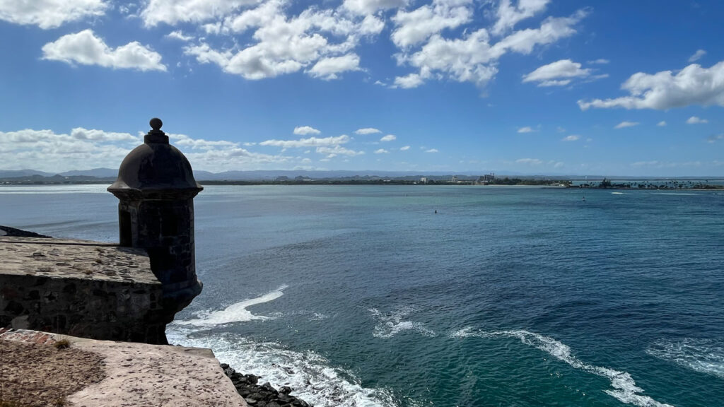 View from Castillo San Felipe del Morro in San Juan, Puerto Rico