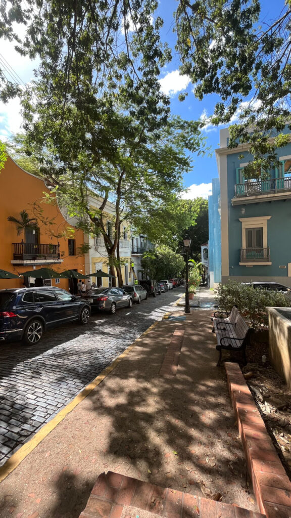 Plaza de la Catedral in San Juan, Puerto Rico