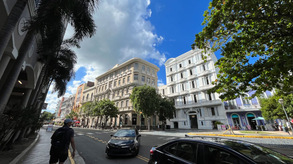 Pretty buildings in San Juan, Puerto Rico