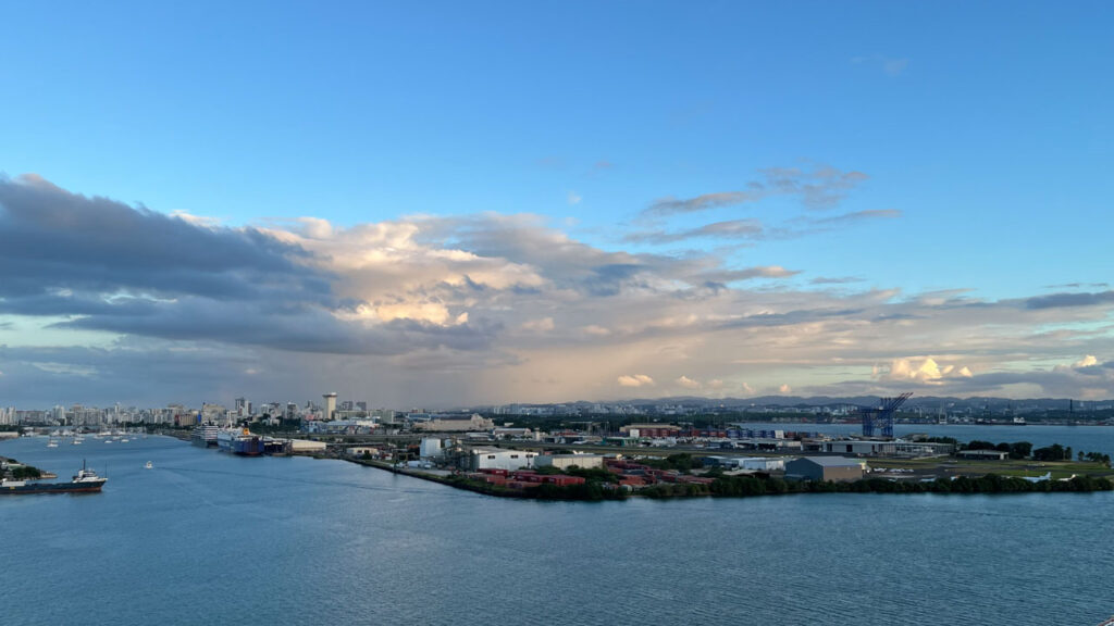 View of Puerto Rico from the Carnival Venezia